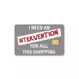 istickerz Credit Card Sticker Skins Intervention Decal - No Chip