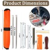 10 Pcs Chainsaw Sharpener File Kit with 5/32 3/16 7/32