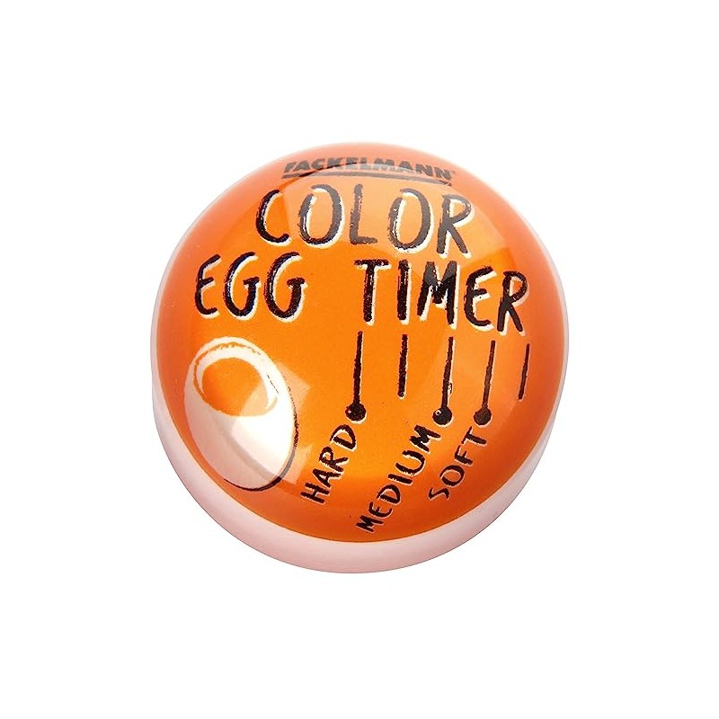 Egg Cooking Indicator, Orange/White/Black, Approx. 4.5 x 3.1 cm