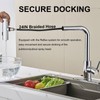 Single Hole Kitchen Sink Faucets with Pull Down Sprayer in