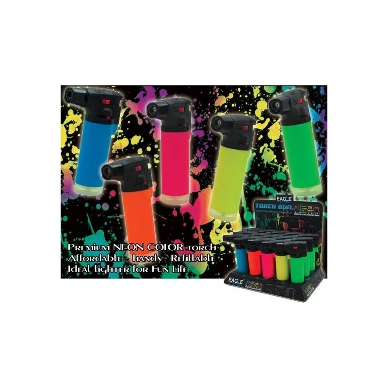 Eagle Jet Torch Adjustable Windproof Butane Refillable Lighter Lot of