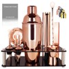 Bartender Kit, 13 Piece Cocktail Shaker Set Stainless Steel Bar
