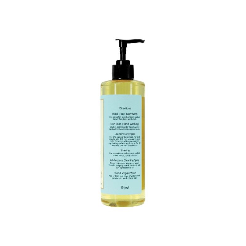 Liquid Castile Soap Set – Organic Ingredients, Gentle For Sensitive