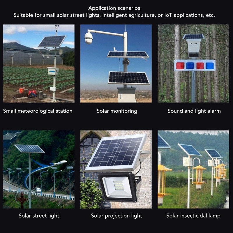 GOWENIC 6V-24V Solar Power Manager, PCB MPPT 5V 3A Output