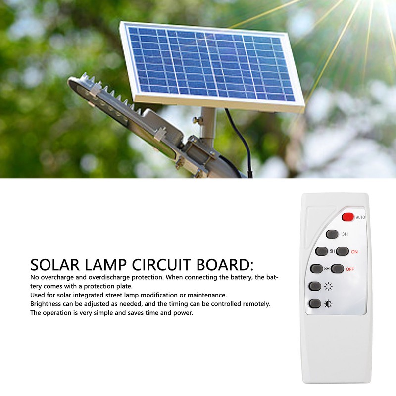 Solar Light Circuit Board Brightness Adjustable Solar Circuit Board Control
