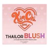Rubor Duo Polvo Kimchi Chic Thailor Blush Pinky Compacto Corazón