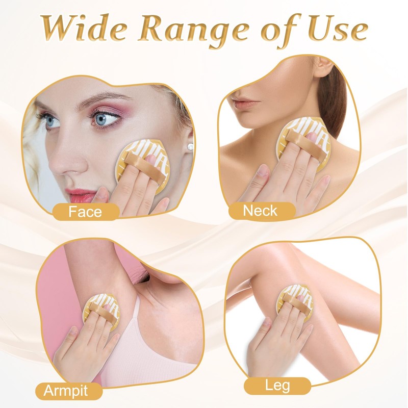 JIYIN 4 Pcs Makeup Sponge Makeup Flat Puffs for Foundation