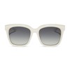 DIFF Meredith Oversized Designer Square Sunglasses for Women UV400, Opaline