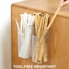 Straw Holder for Cabinet Reusable Straw Organizer Tumbler Container for