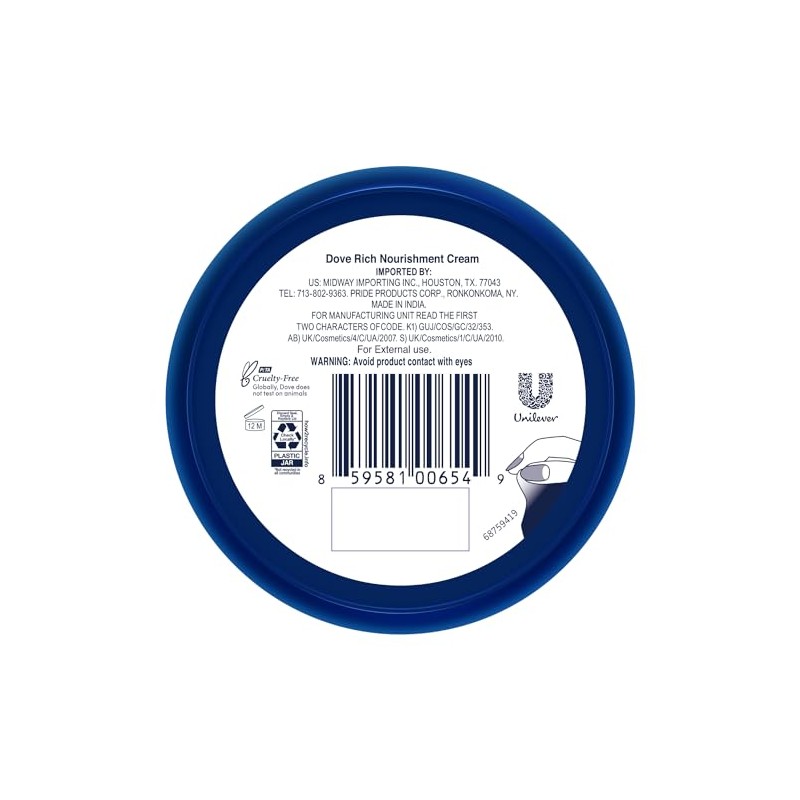 Dove Intensive Nourishing Care Cream 75 Ml