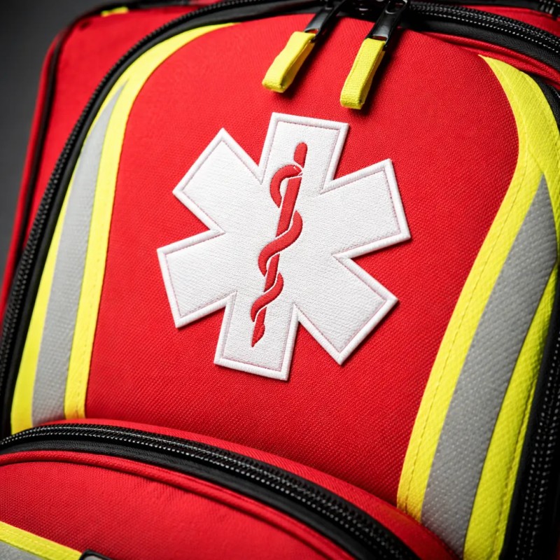 Mochila Botiquín Paramédico Kampak Kap047 Gran Capacidad