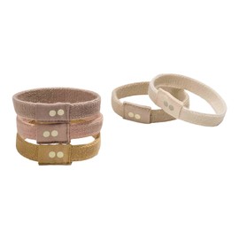 Kooshoo Plastic-Free Flat Hair Ties - Blond, 5 Pack