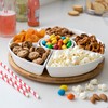 Chef Tacos Ceramic Taco Serving Platter - Divided Serving Tray