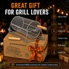 2-in-1 Rolling Grill Basket 304 Stainless Steel Rotatable with Dual