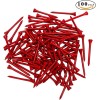 JJ 100PCS Red Golf Tees Wooden 2-1/8 Inch 54mm Reduce