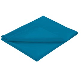 Olivia Rocco Flat Sheets, Easy Care Polycotton Full Bed Sheet, Double Teal