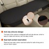 KVAEY Linen Back Car Seat Cover, Anti-Slip Long Bottom Rear