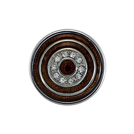 Quiges, Eligo Jewellery Dark Red Ornament 18mm Snap Button for Quiges, Eligo 18mm Snap Button Bracelets