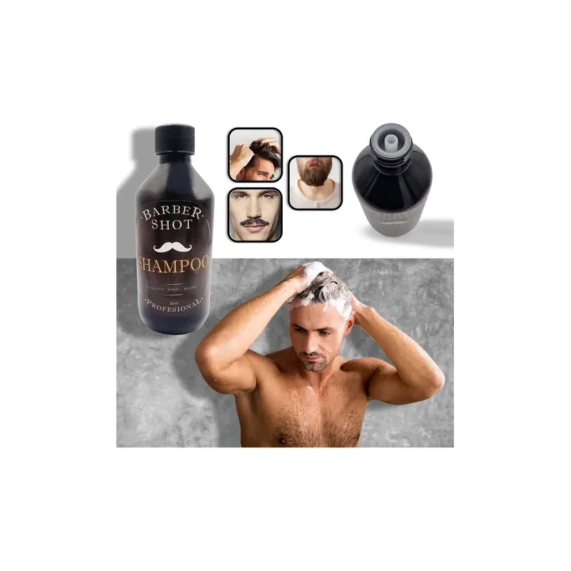 Shampoo Bergamota Y Cola De Caballo Barba Bigote Y Cabello