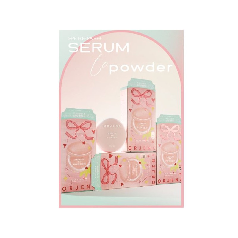 ORJENA Serum To Powder Cushion 14g*2ea, Shade:N23 Nude