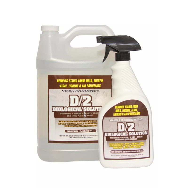 D/2 Biological Solution - 1 Gallon and 1 Quart Spray