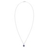 Elli Ladies 'Necklace 925 Sterling Silver and Blue Crystal Zirconia
