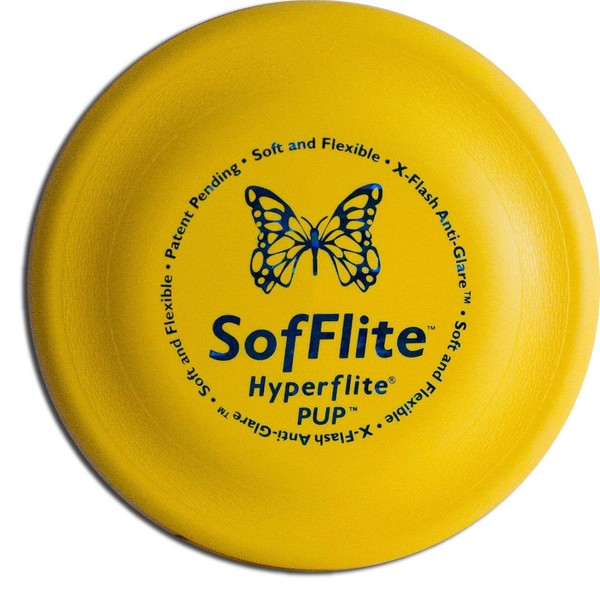 Hyperflite K-10 SofFlite Dog Disc 8.75 Inch, Ultra-Soft for Canines with Sensitive Mouths, Best Flying, Dog Frisbee, Competition Grade, Outdoor Flying Disc Training
