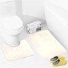 GA COMMUNICATIONS Bathroom Mat Sets 2 Piece Non Slip Washable