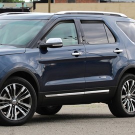 Cxdar Window Rain Guards Vent Visors Shades for 2011 2012 2013 2014 2015 2016 2017 2018 2019 Ford Explorer, Window Wind Deflectors Shield for 11-19 Explorer