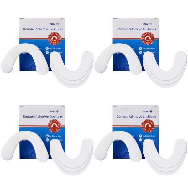Unbranded For Denture Adhesive Pads Zinc Free For Comfortable Fit