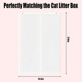 Cat Litter Box Liners for PetSnowy SNOW+ Cat Litter Box, 60 PCS Self-Sealing Waste Drawer Bags for Automatic Cat Litter Box
