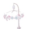 NoJo Musical Mobile, Rainbow Unicorn Clouds, White/Aqua