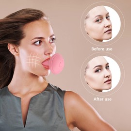 Jaw Trainer Kiefertrainer,Doppelkinn Entferner,Jawline Trainer Jawline Exerciser und Kiefer Training,Trainer für Gesicht, Mund, Meißel und Verbesserung der Kieferlinie