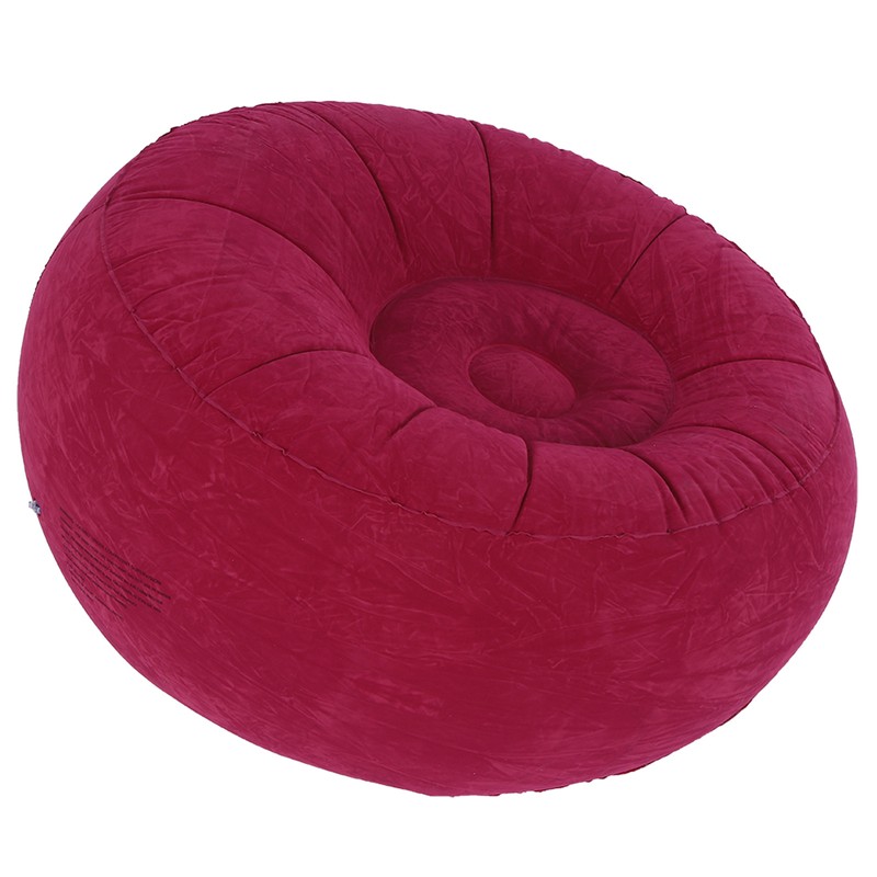 Outdoor Foldable Inflatable Flocked Single Sofa Chair for Living Room
