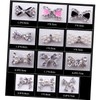Ipetboom Nail Art Decoration Set 12pcs Alloy Nail Ornament Manicure