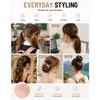 Runzefeng 1000 PCS Clear Elastic Hair Bands, Mini Hair Bands