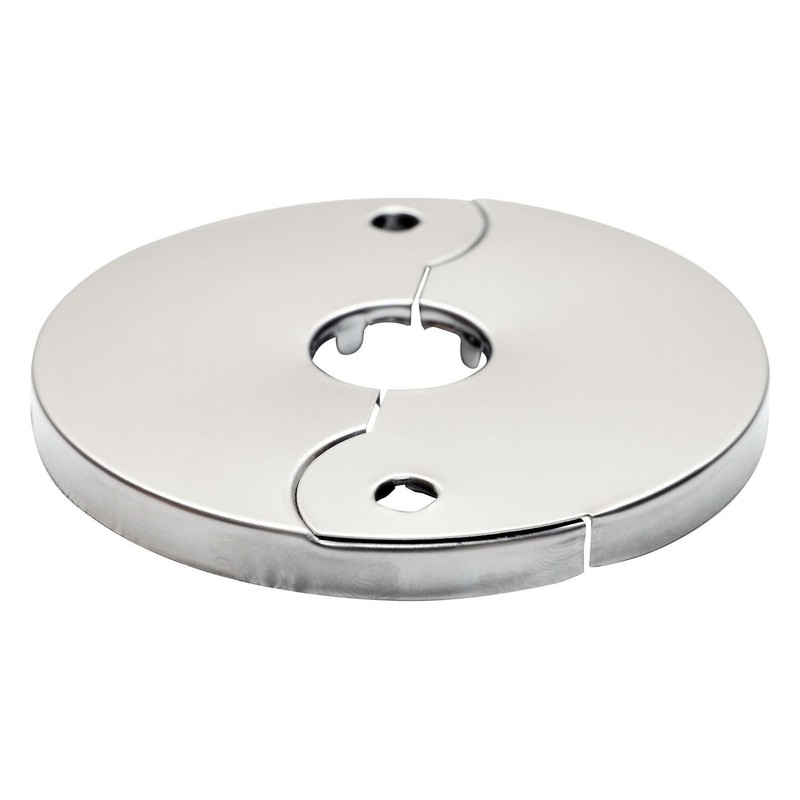 26mm (3/4") Split Two-Piece Collar Chrome Plated Steel Valve Hole