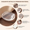 36Pcs Clear Silicone Round Blister Shoe Pads