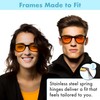 Orange Blue Light Blocking Glasses for Better Sleep - 99.5%