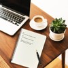 TAOBWN 2 Pack A4 Blank Notebook 120 Pages/60 Sheets Wirebound