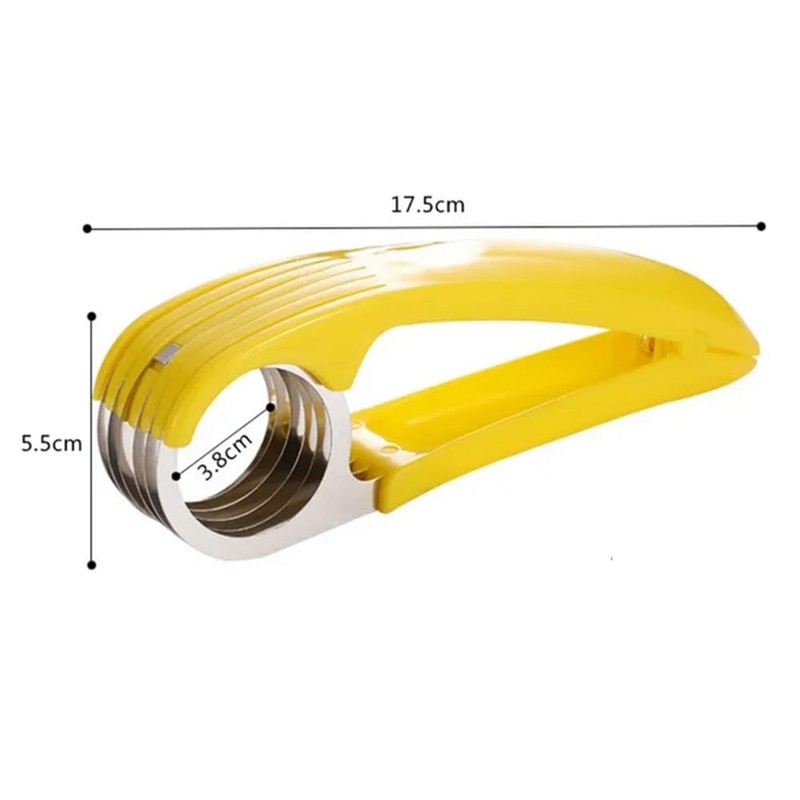 Generic 2 PCs Banana Slicer Fruit and Vegetable Salad Peeler