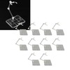 Action Figure Stand, 10 Sets Transparent Acrylic Action Figure Stand