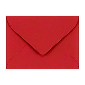 LUXPaper #17 Mini Envelopes | 2 11/16" x 3 11/16" | Ruby Red | 80lb. Text | 50 Qty