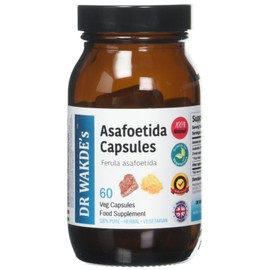 DR WAKDE'S Asafoetida Kapseln (60 Veg Caps, Ayurveda-Ergänzung, Vegan, Kräuter, Natürlich)