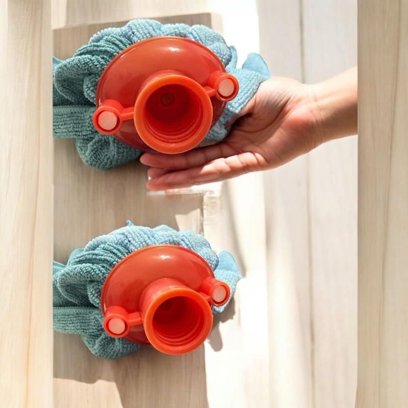 Replacement Microfibre Mop with Double Fibres, New Generation Microfibre Floor