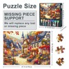 Enchanting 1000-Piece European Village Jigsaw Puzzle for Adults - Autumn