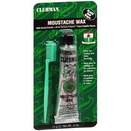 Clubman Moustache Wax Neutral 0.50 oz (Pack of 10)