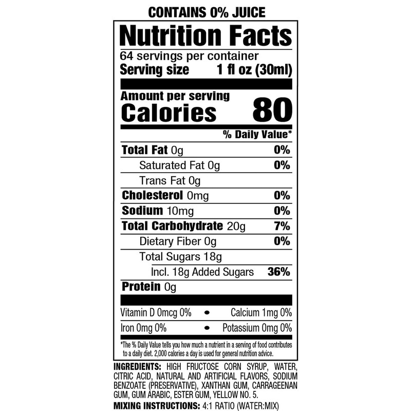 Snappy Frosti Tropics Pina Colada Slush Mix, 1/2 Gallon