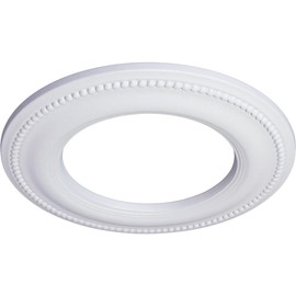 Ekena Millwork CM13BR Bradford Classic Ceiling Medallion, 13"OD x 7 1/2"ID x 3/4"P, Factory Primed