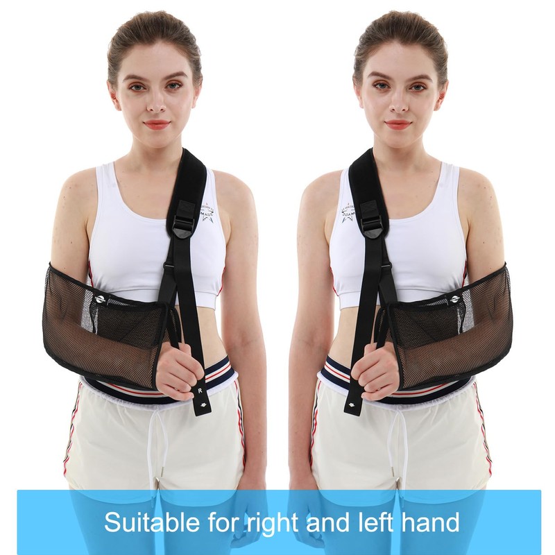 Mesh Arm Shoulder Sling - Medical Immobilizer for Shower Adjustable